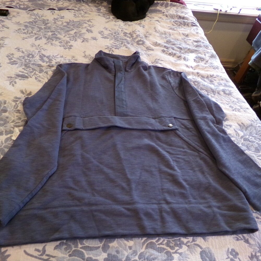 LL BEAN Pullover Men's Size Large Gray  Signature Pull-over sweater shirt